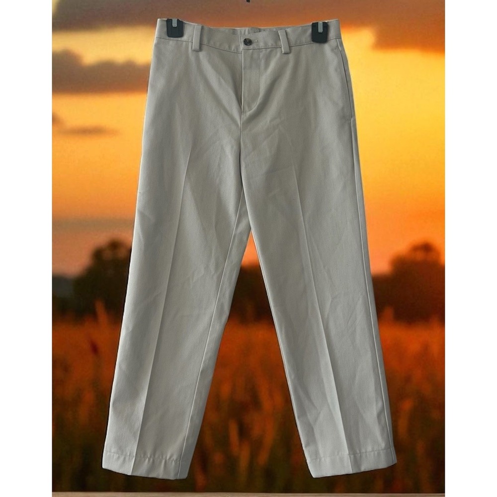BROOKS BROTHERS  Boys Dress Pants in Tan - Size 12 Khacki School‎ Uniform Sunday